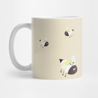 Happy funny bees Mug